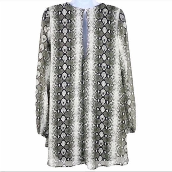 SHOW ME YOUR MUMU snakeskin tunic top or mini dress M - Picture 3 of 12
